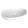 Pebble Large Above Counter Basin in Gloss White