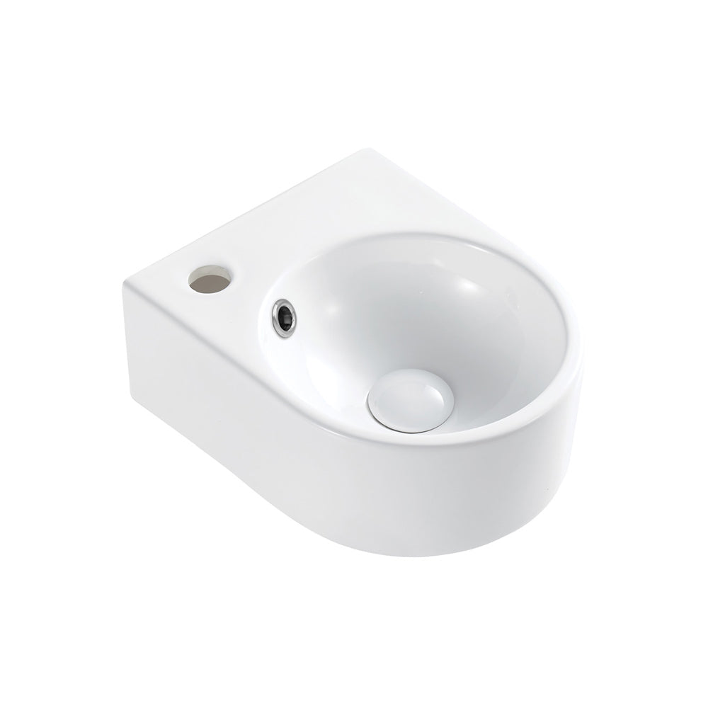 Junior Wall Basin, Gloss White in Gloss White