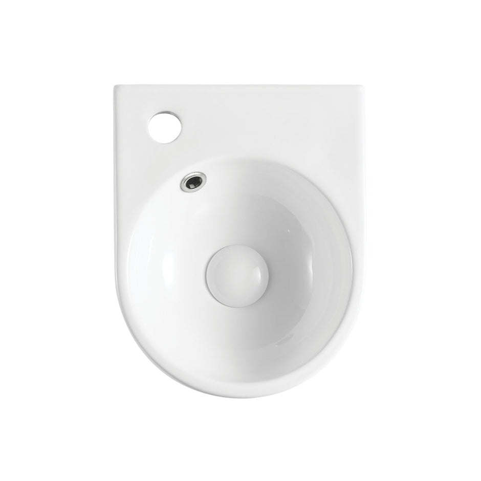 Junior Wall Basin, Gloss White