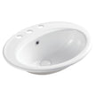 Lacy Fully-Inset Basin, Gloss Off-White in Gloss Off-White