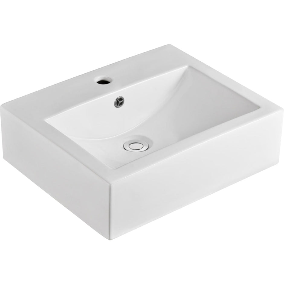 Willow Above Counter Basin, Gloss White in Gloss White