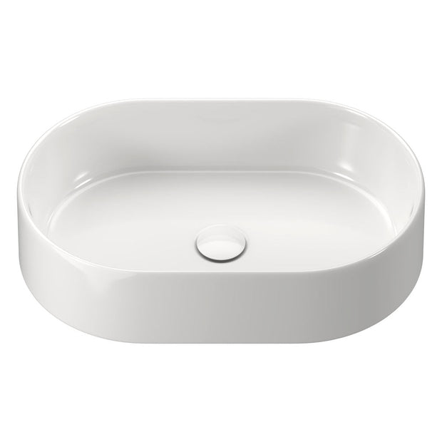Aluca Pill Above Counter Basin in Gloss White