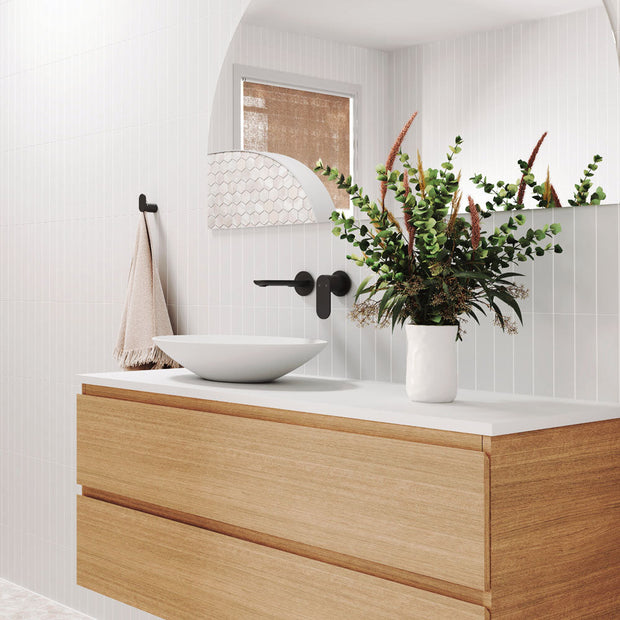 Keeto Above Counter Basin, Gloss White