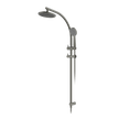 Twin Curve Rail and Hand Shower Ensemble in Gun Metal