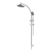 Twin Curve Rail and Hand Shower Ensemble in Chrome