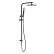 Twin Arch Rain and Hand Shower Ensemble in Black