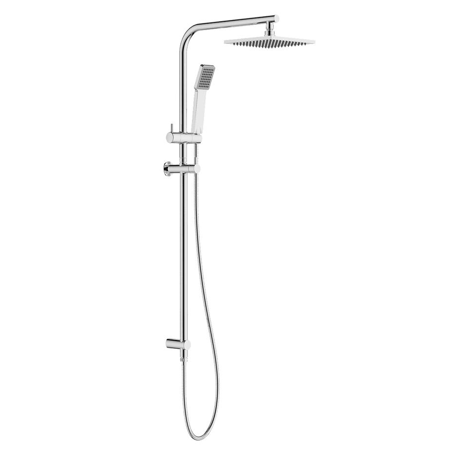 Twin Arch Rain and Hand Shower Ensemble in Chrome
