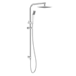 Twin Arch Rain and Hand Shower Ensemble in Chrome