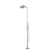 316 Marine Grade Stainless Steel Freestanding Round Shower Head (250mm) and Handshower