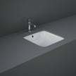 RAK Variant Square Undermount Basin, Alpine Gloss White in Alpine Gloss White