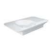 RAK Valet Left-Hand Wall Hung Basin in Alpine Gloss White