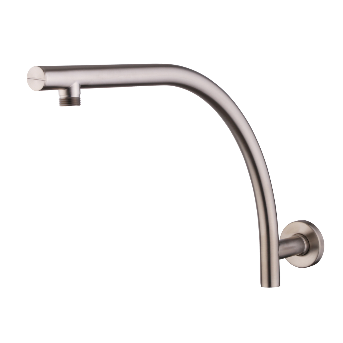 Rome Raised Wall Mounted Shower Arm in Brushed Nickel
