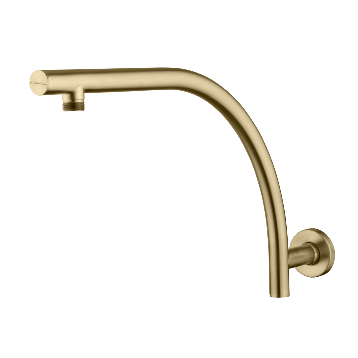 Rome Raised Wall Mounted Shower Arm in Classic Gold