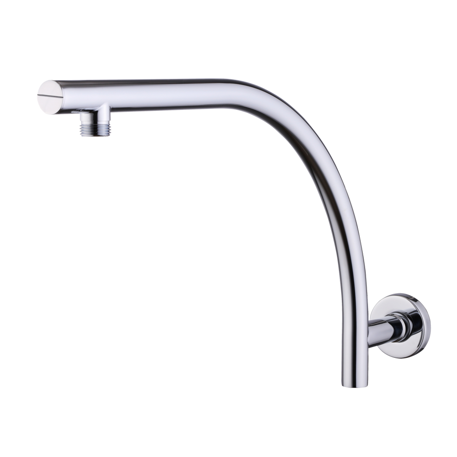 Rome Raised Wall Mounted Shower Arm in Chrome