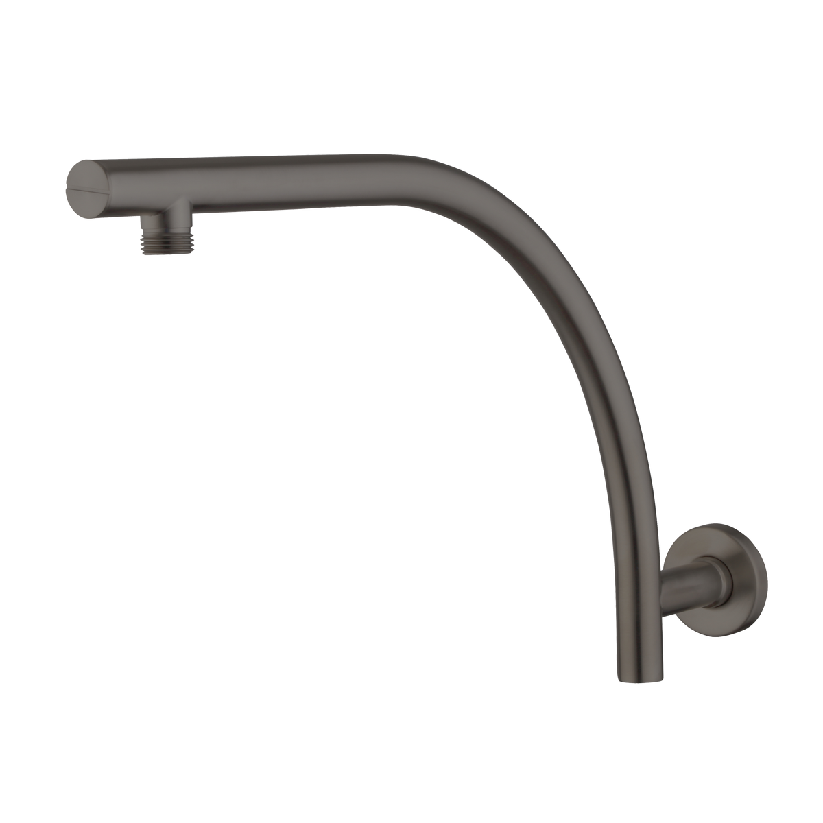 Rome Raised Wall Mounted Shower Arm in Gunmetal