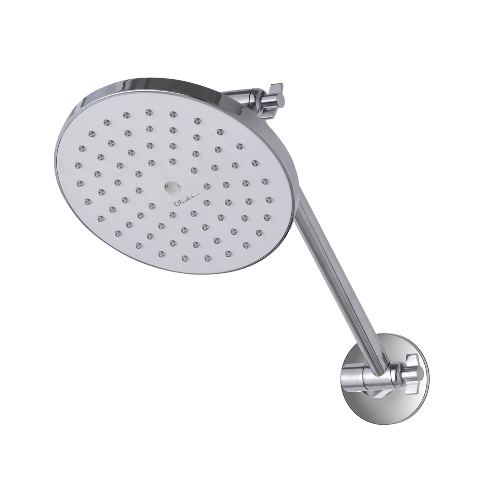 Rome High Rise Shower in Chrome