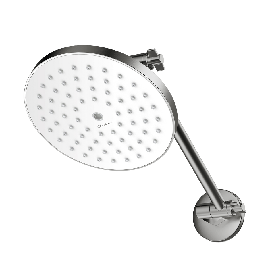 Rome High Rise Shower in Gunmetal