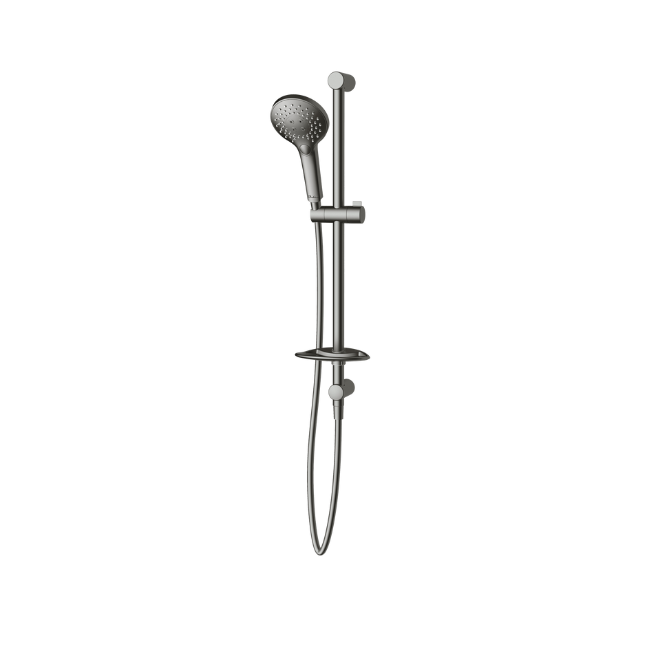 Rome Hand Shower With Rail in Gunmetal