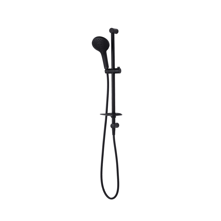 Rome Hand Shower With Rail in Matte Black