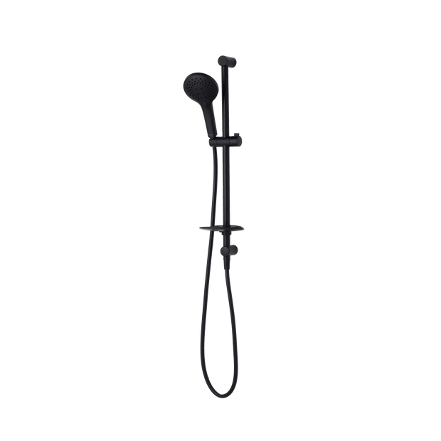 Rome Hand Shower With Rail in Matte Black