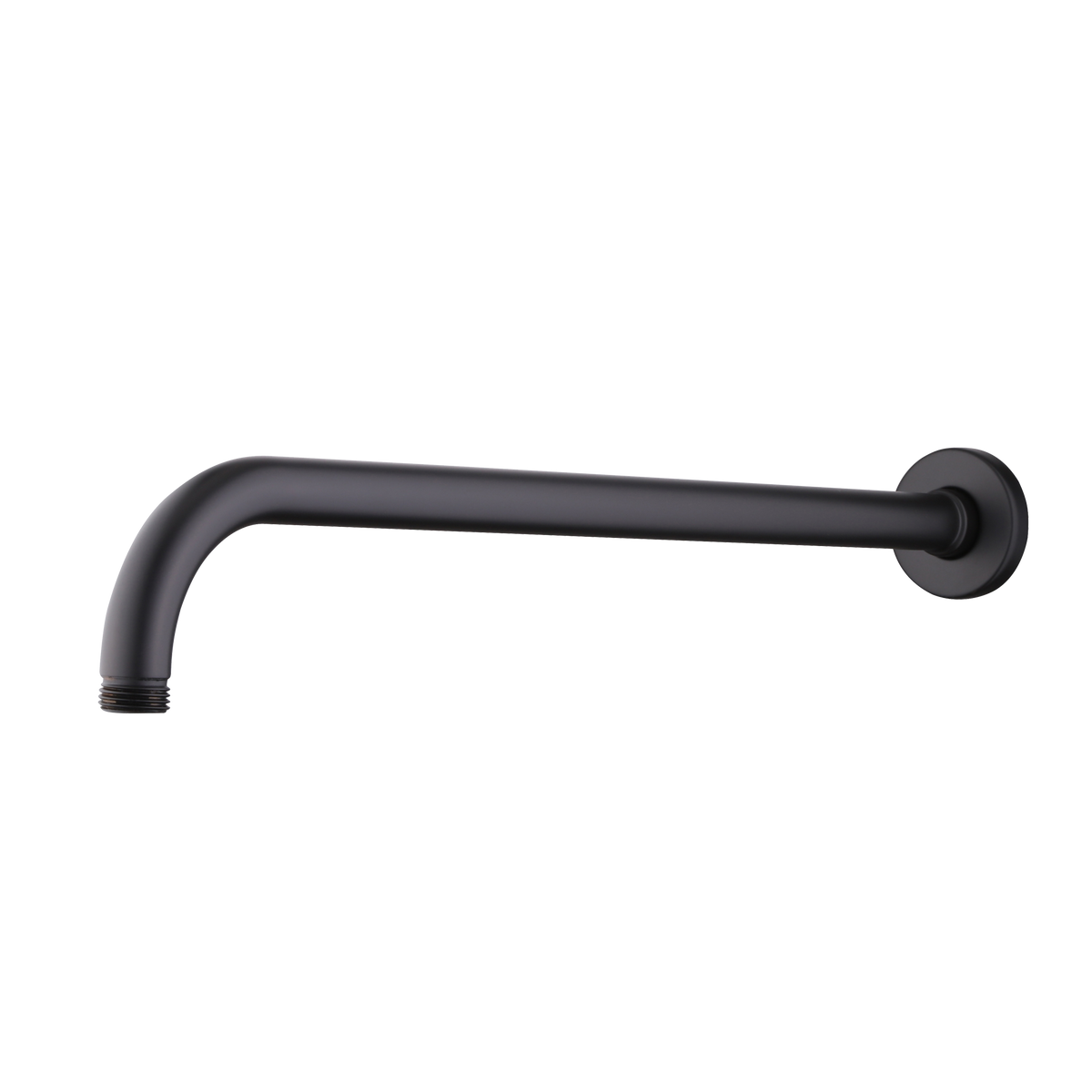 Rome Wall Mounted Shower Arm in Matte Black