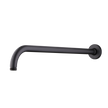 Rome Wall Mounted Shower Arm in Matte Black