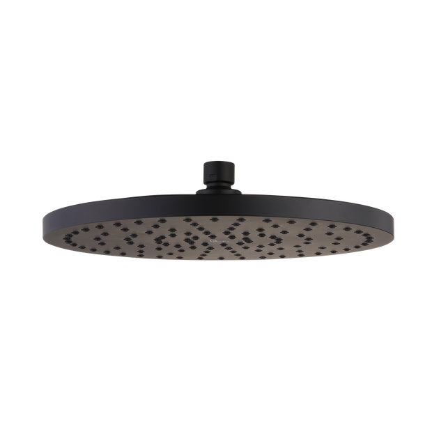 Rome Shower Rose in Matte Black