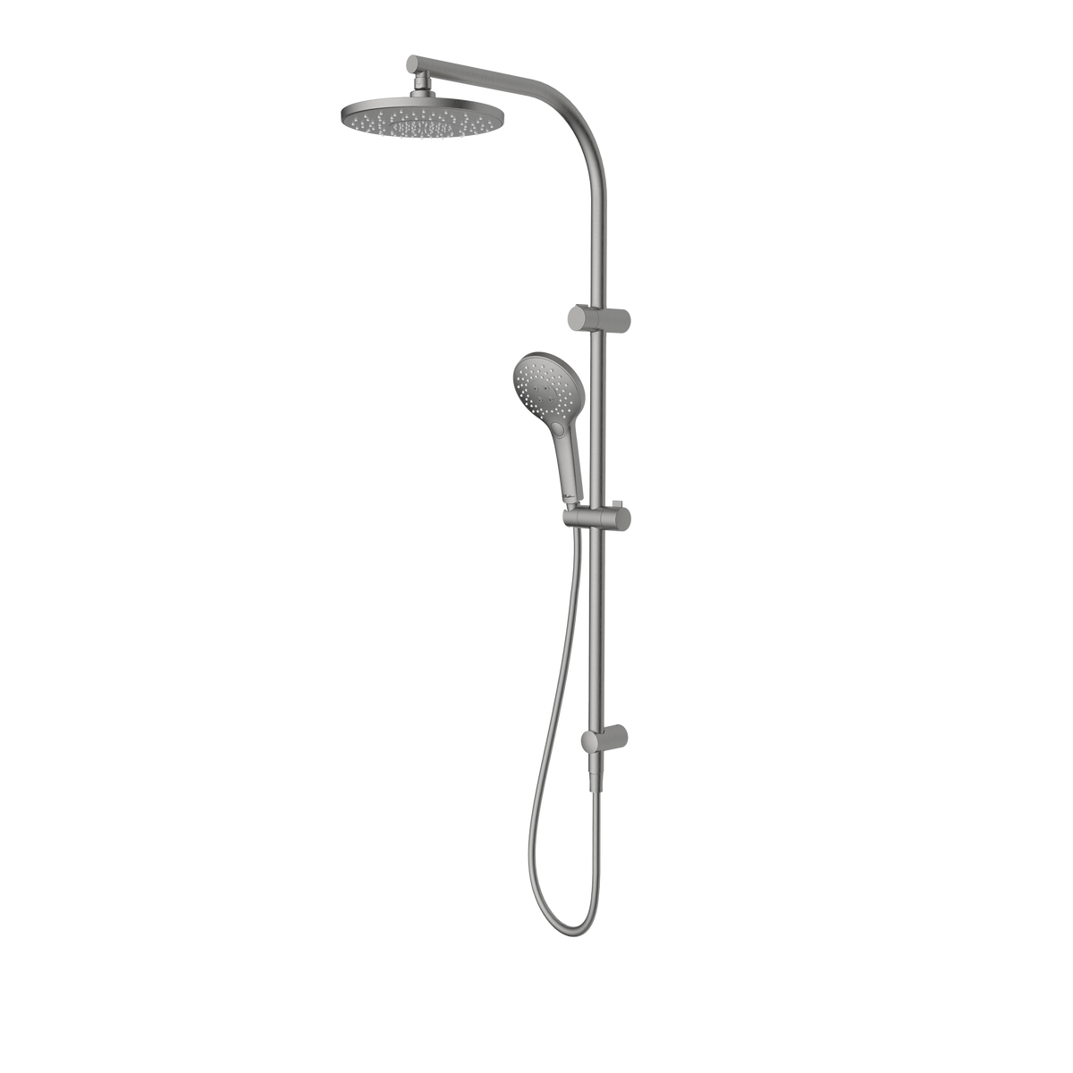 Rome Dual Shower Set in Brushed Nickel
