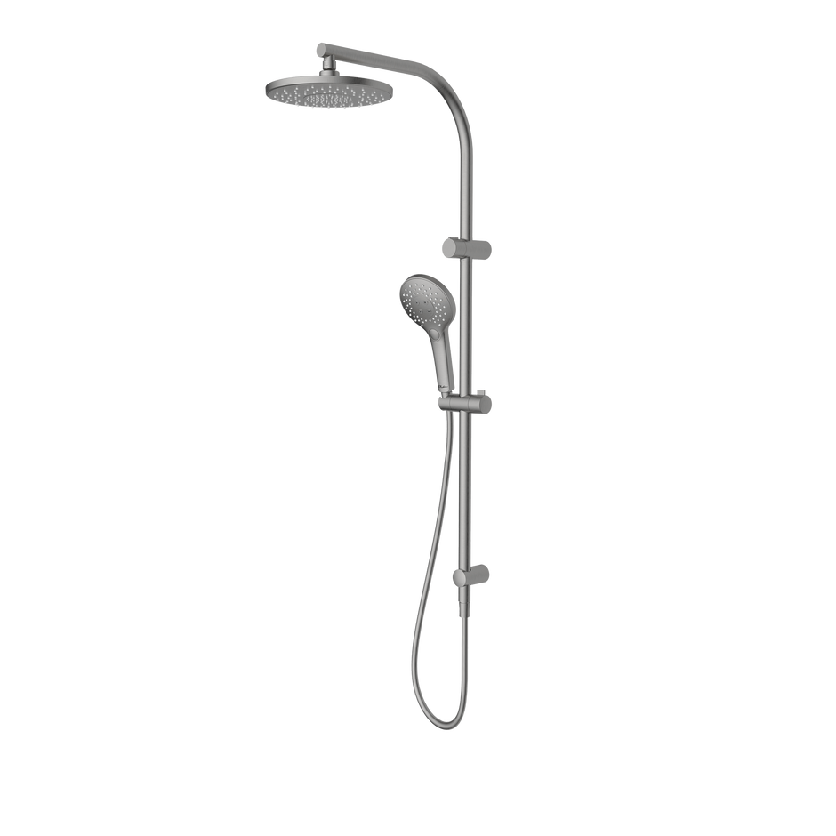 Rome Dual Shower Set in Brushed Nickel