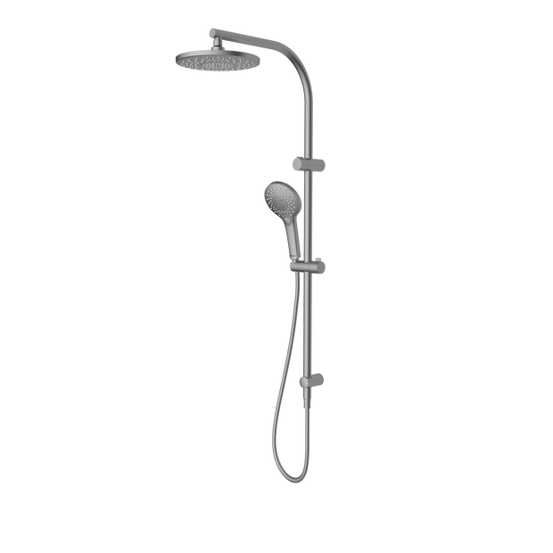 Rome Dual Shower Set in Brushed Nickel