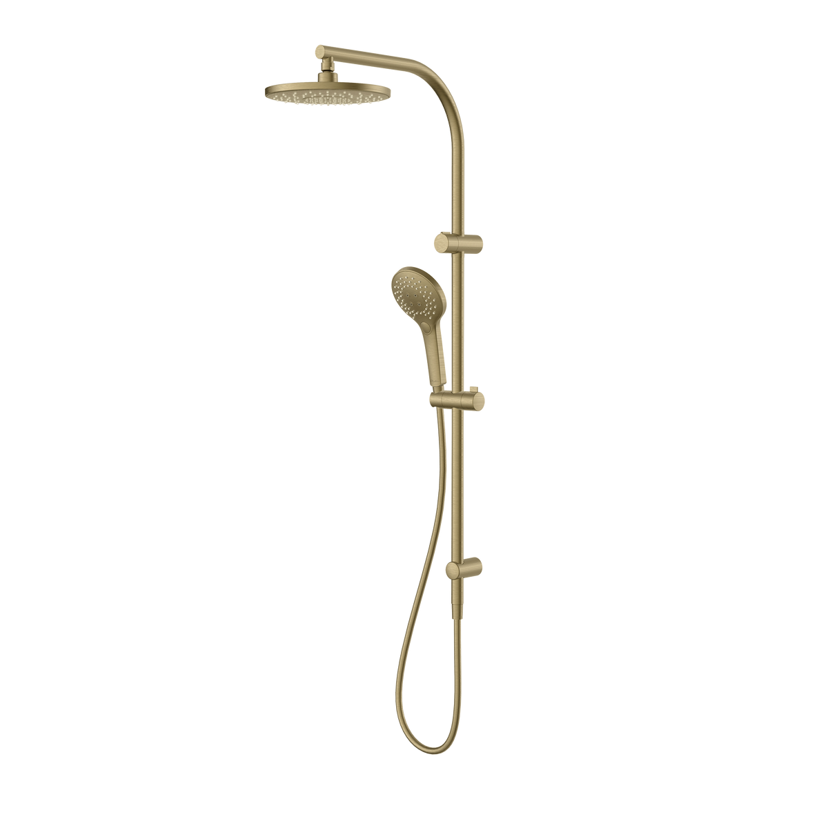 Rome Dual Shower Set in Classic Gold