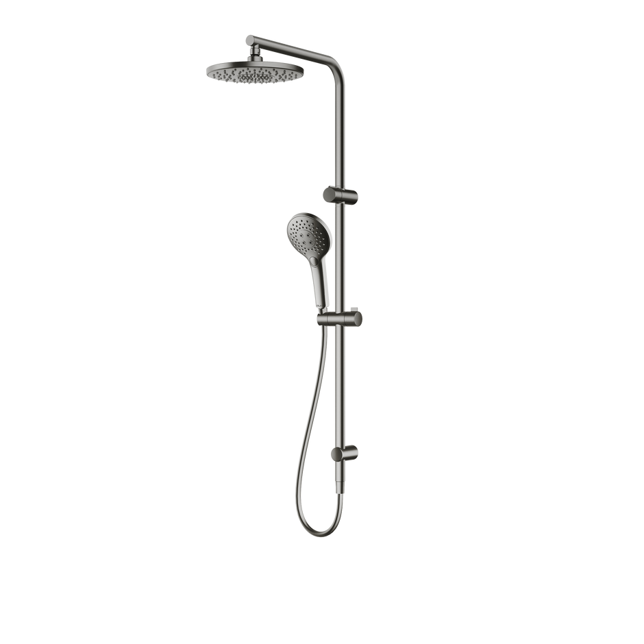 Rome Dual Shower Set in Gunmetal