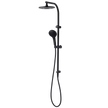 Rome Dual Shower Set in Matte Black