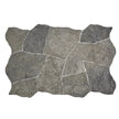 Rok Arkansas Charcoal Stone Look Porcelain Tiles tile