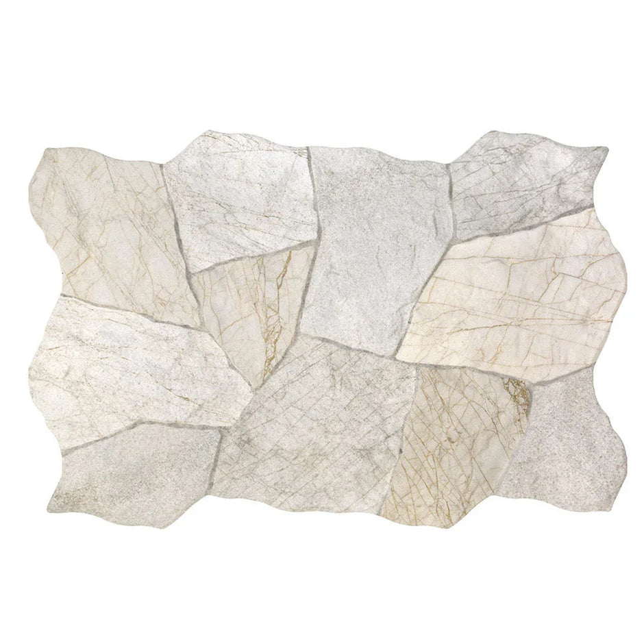 Rok Utah Cream Stone Look Porcelain Tiles tile