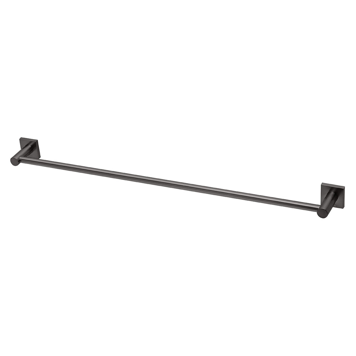 Radii Single Towel Rail 800mm Square Plate