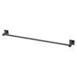 Radii Single Towel Rail 800mm Square Plate