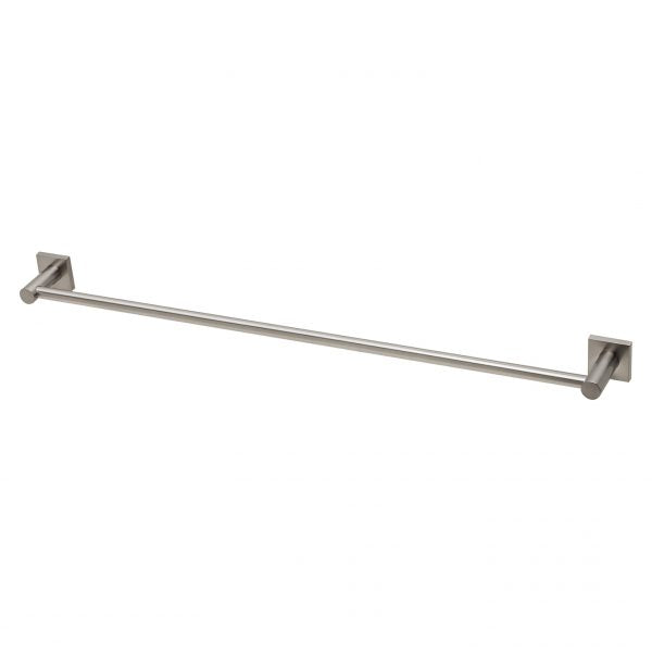 Radii Single Towel Rail 800mm Square Plate