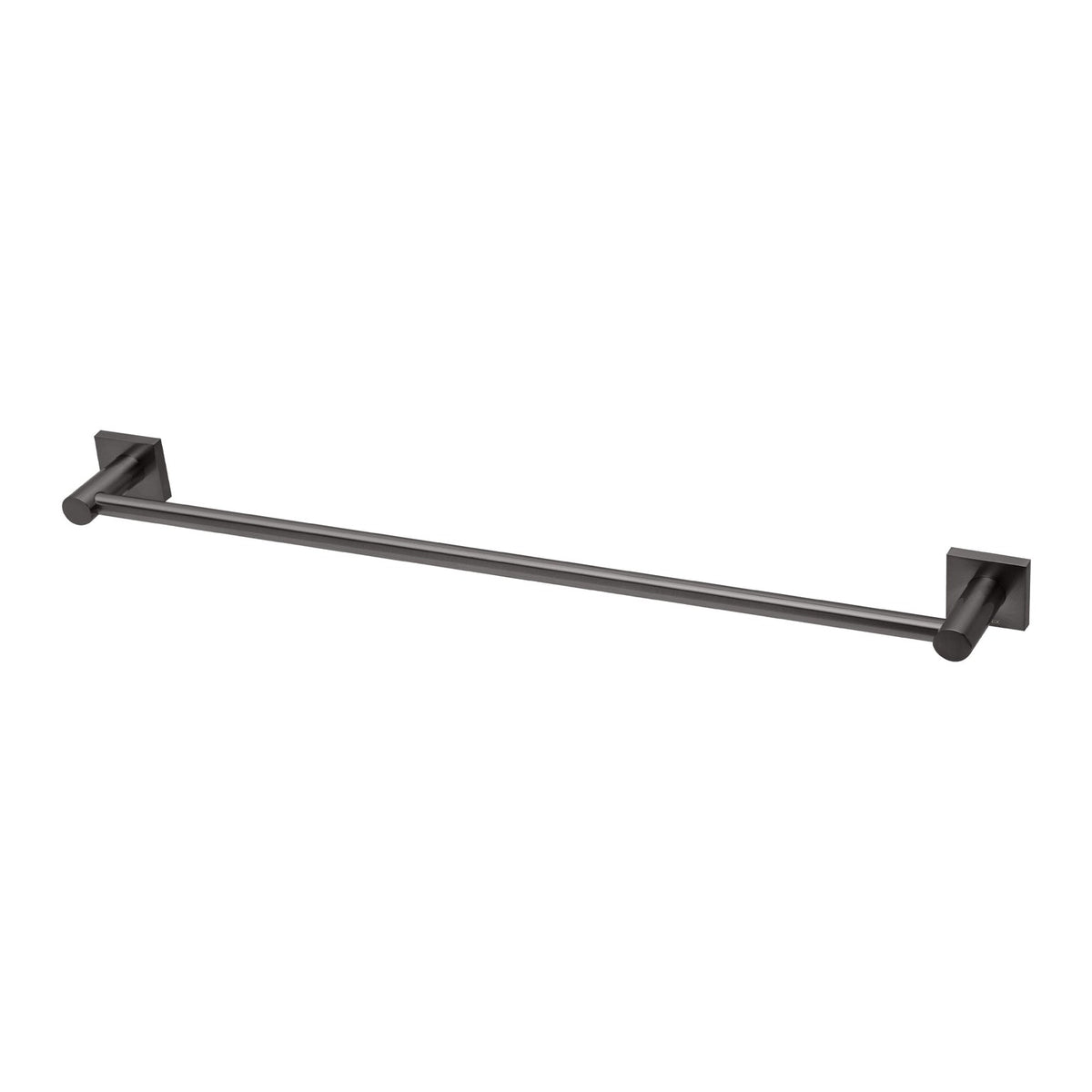 Radii Single Towel Rail 600mm Square Plate