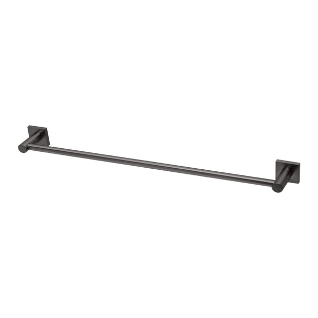 Radii Single Towel Rail 600mm Square Plate