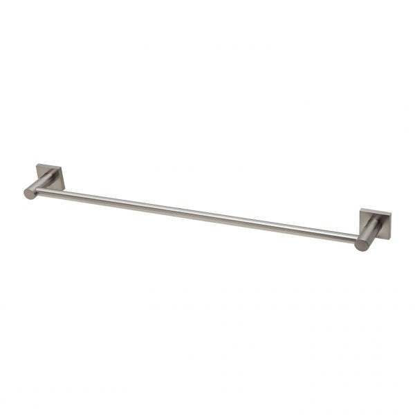 Radii Single Towel Rail 600mm Square Plate