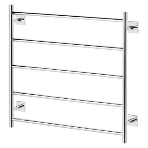 Phoenix Radii Towel Ladder 750mm x 740mm Square Plate in Chrome bathroom accessory