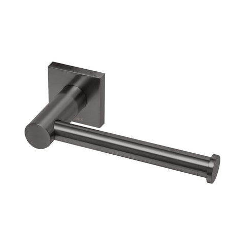 Phoenix Radii Toilet Roll Holder Square, Brushed Carbon bathroom accessory