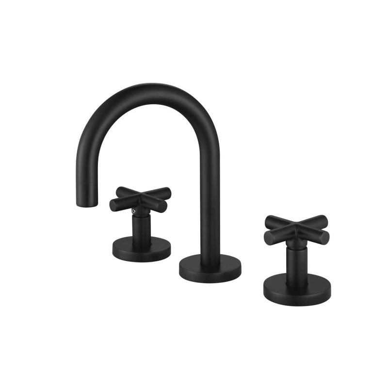Ryker Basin Set 1/4 Turn - matte-black