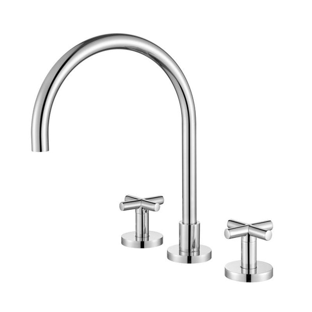 Ryker Kitchen Set 1/4 Turn - chrome