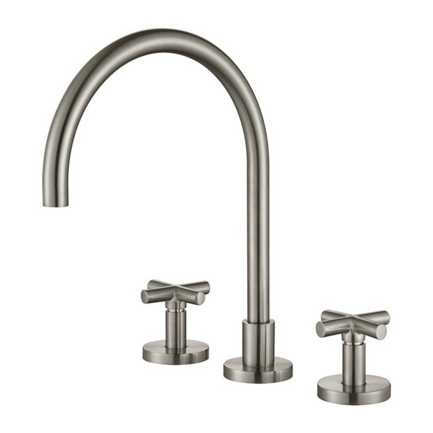 Ryker Kitchen Set 1/4 Turn - brushed-nickel