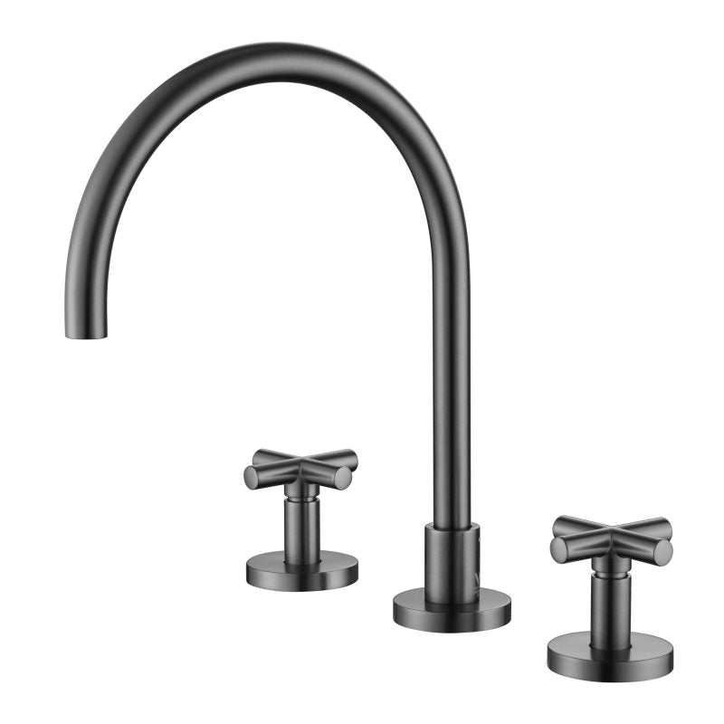 Ryker Kitchen Set 1/4 Turn - gun-metal