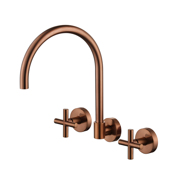 Modern National Ryker Wall Sink Set 1/4 Turn wall taps