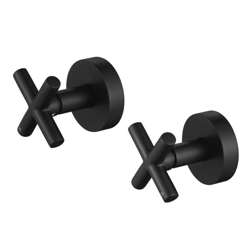 Ryker Wall Stop Assemblies 1/4 Turn - matte-black