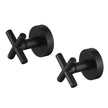Ryker Wall Stop Assemblies 1/4 Turn - matte-black